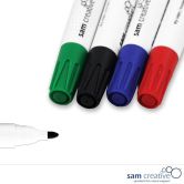 Boardmarker Standaard set 4 stuks ronde punt