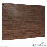 Glassboard Solid Ambience Dark Wood 60x90 cm