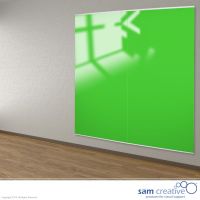 Whiteboard Glas Wandpaneel Lime Green 100x200 cm
