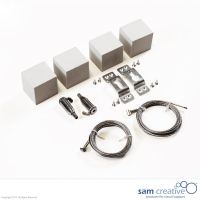 Ophangset voor whiteboard en prikbord
