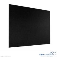 Prikbord Frameless Black 120x240 cm (A)