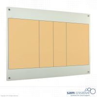 Whiteboard Glas Solid Volleybalveld 45x60 cm