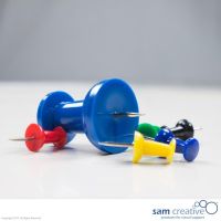 Jumbo Prikbord Pins blauw 8 st.