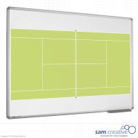Whiteboard Tennisveld 90x120 cm