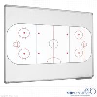 Whiteboard IJshockeyveld 100x180 cm