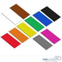 Magnetisch Symbool Balk 3x6 cm grijs
