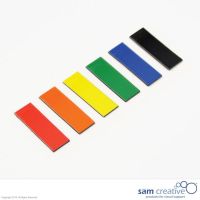 Magnetisch Symbool Balk 1x3 cm gemengd