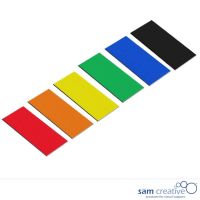 Magnetisch Symbool Balk 3x6 cm gemengd