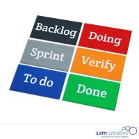 Magnetische Scrum Header Bedrukt 8x14 cm (6x)