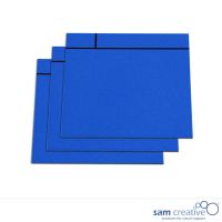 Magnetische Scrum Notitievellen 10x10 cm blauw