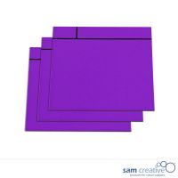 Magnetische Scrum Notitievellen 10x10 cm paars