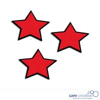 Magnetisch Symbool Ster 4x4 cm rood