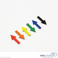 Magnetisch Symbool Pijl 1,2x3 cm gemengd
