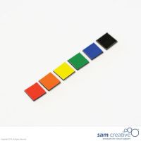 Magnetisch Symbool Vierkant 1x1 cm gemengd