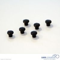 Set Memo Magneten 10mm zwart