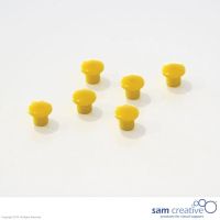 Set Memo Magneten 10mm geel