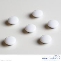 Set Memo Magneten 20mm wit