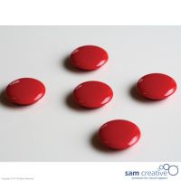 Set Memo Magneten 30mm rood