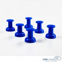 Magnetische Prikbord Pins Jumbo (6st) blauw