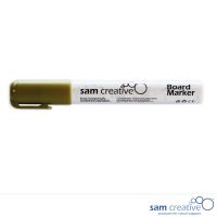 Whiteboard Glas Boardmarker metallic goud
