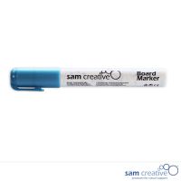 Whiteboard Glas Boardmarker metallic blauw