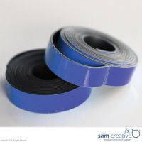 Whiteboard Magneetband 10mm blauw