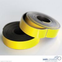 Whiteboard Magneetband 10mm geel