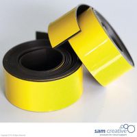 Whiteboard Magneetband 20mm geel