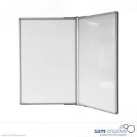 Whiteboard Pro Series Emaille Drievlaks 90x60 cm