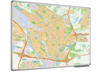 Whiteboard kaart Utrecht 90x120 cm