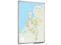 Whiteboard kaart wegenkaart Nederland 90x120 cm