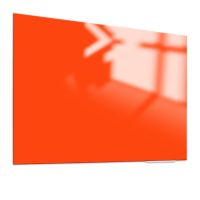 Whiteboard Glas Elegance Bright Orange 100x150 cm