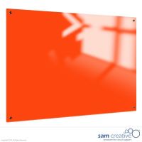 Whiteboard Glas Solid Bright Orange 45x60 cm