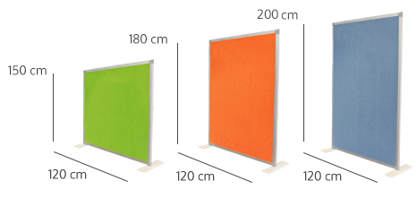 Afmetingen Scheidingswand Panelen