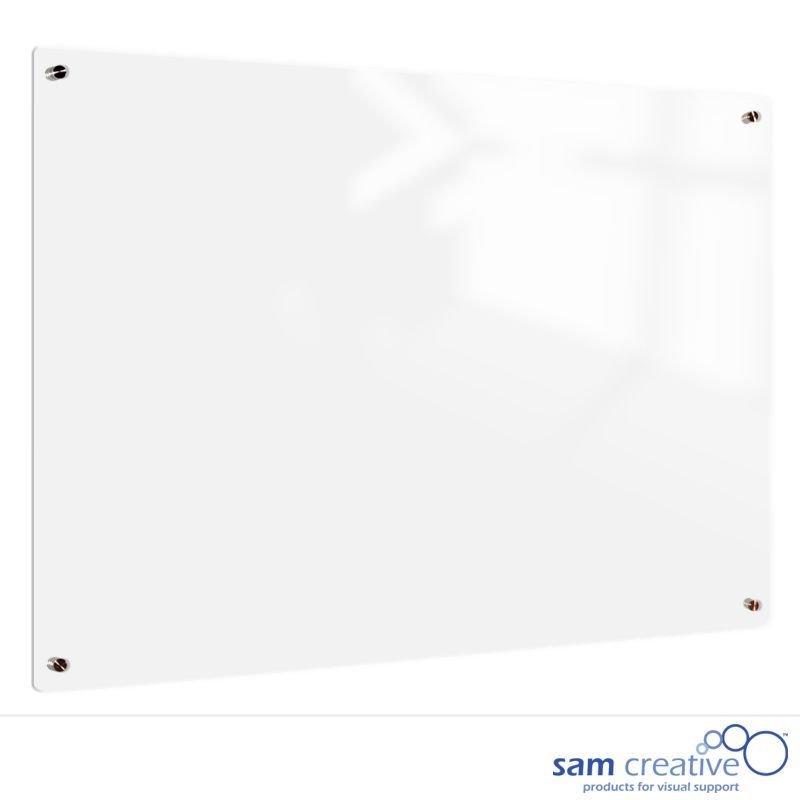 Bewusteloos pepermunt recorder Whiteboard Glas Transparent Series op maat